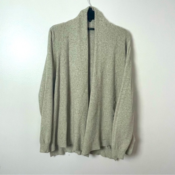 Cyrus Open-Front Ribbed Knit Cardigan Sweater – Size XL - Picture 1 of 11